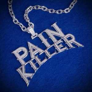 Custom Moissanite VVS Silver <b>Chain</b> for Certified <b>Rapper</b> Name Logo Letter Charm Pendant Men White Color - Product Image 1