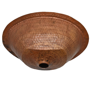 Handmade Oval Copper Vessel Sink <b>Rustic</b> <b>Bathroom</b> Lavatory Basin Handcrafted Copper Wash Basin Luxury Decorative <b>Vanity</b> Sink - Product Image 4