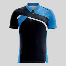 Sports training <b>polo</b> shirt polyester lightweight anti pilling sublimation print performance wear top - Product Image 3