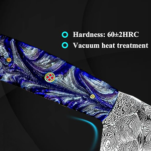 Premium Damascus Steel Kitchen Knife Set Professional Chef Knife Collection With Ergonomic Handle For Home & Restaurant Cooking - Product Image 6