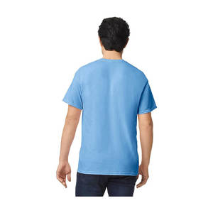Camiseta de algodón de manga corta para hombre con logo personalizado en stock - Product Image 2