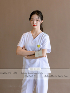 Factory Wholesale V Neck Hospital Workwear <b>Doctor</b> Nursing Medical Clothing Scrubs Uniforms <b>Sets</b> - Product Image 2