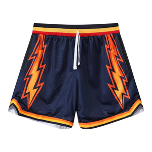 <b>Men's</b> Breathable Basketball Summer Athletic Drawstring <b>Shorts</b> <b>With</b> <b>Zipper</b> <b>Pockets</b> Durable Polyester Sport Fitness <b>Shorts</b> for <b>Men</b> - Product Image 5