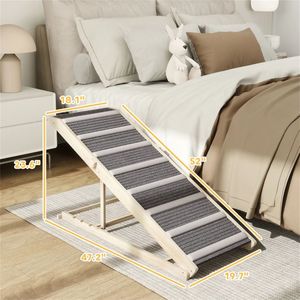 Rampa de Seguridad Plegable para Mascotas, Rampa para Perros, Cama y Accesorios - Product Image 6