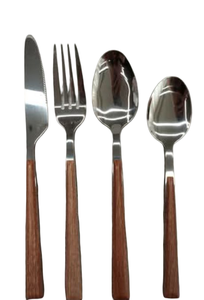 Luxury Modern Eco-Friendly Stainless Steel Cutlery <b>Set</b>-Green for Party Use - Product Image 3