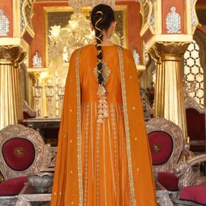 Ensemble haut et palazzo brodé en chinon de qualité supérieure avec dupatta en chinon, entièrement cousu, pour tenue de soirée, prix de gros par Royal Export - Product Image 4