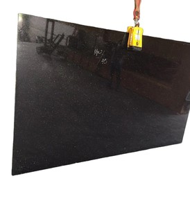 Grandes dalles de comptoir en granit noir Galaxy antique poli, haute résistance, garantie 2 ans, pour villas modernes, exportées par Vinayak Exports - Product Image 4