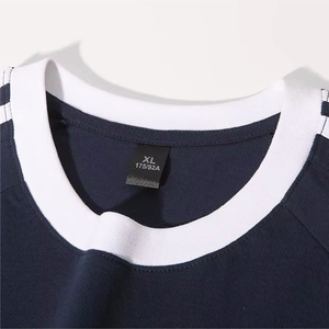 Haute qualité 100% coton unisexe T-shirt col rond t-shirts blanc surdimensionné Streetwear T-shirt Boxy T-shirt surdimensionné hommes t-shirts - Product Image 2