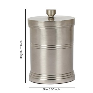 Juego de Accesorios de Baño de Metal con Acabado Plateado de Primera Calidad, Perfecto para Residencias Diplomáticas y Uso en Viviendas Oficiales - Product Image 4