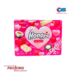 DAT thuan กล่องดีบุกใส่อาหารทำจากโลหะพิมพ์ได้ตามต้องการกล่องเค้กช็อกโกแลตกระป๋องสำหรับบรรจุภัณฑ์บรรจุภัณฑ์กระป๋องแพนเค้กกล่องคุกกี้ - Product Image 1