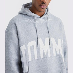 Conjunto Deportivo Personalizado OEM Unisex, Sudadera con Capucha y Pantalones Deportivos, 2 Piezas, Estilo Holgado, Patrón Liso con Logotipo - Product Image 5