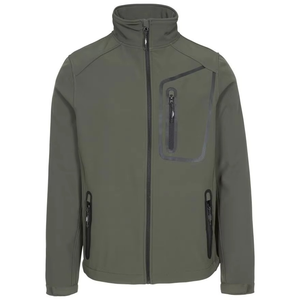 Veste de cyclisme coupe-vent noire pour homme à manches longues avec fermeture éclair bleue et poches réfléchissantes, veste de sport d'extérieur - Product Image 3