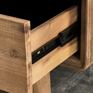 Mesa de Centro Moderna Hecha de Madera de Teca Sólida de Alta Calidad, Acabado Natural, Altura Ajustable, Color Personalizado, Mueble para Sala de Estar - Product Image 4