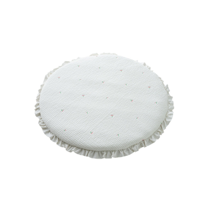 [S.P Company] Tapis rond en coton premium lolbaby, tapis de jeu brodé pour bébé, couverture de sol lavable pour la chambre d'enfant - Product Image 6