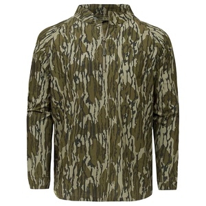 Digital Sublimation Stretch Material <b>Camo</b> Crew Long Sleeve Waterproof Windproof Hunting Shirts Wholesale Custom Resistant - Product Image 1