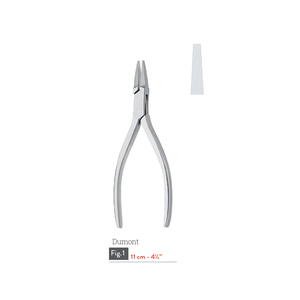 Pinzas y alicates de instrumentos quirúrgicos de ortodoncia de acero inoxidable Dumont, OEM aceptable, superventas, MOQ bajo - Product Image 1