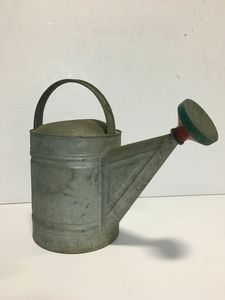 Small metal watering can perfect for desk plants indoor decoration and light watering tasks at home - Product Image 2