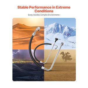 Set di Tubi Flessibili in Gomma con Aspirazione in Lega di Alluminio per Linea di Riflusso per Spruzzatori di Vernice - Ricambio per Utensili - Product Image 5