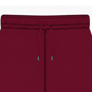 Pantalones Cortos de Rugby Color Negro Granate, Cintura Elástica con Cordón, Uniforme de Equipo Personalizado, Transpirable, Ecológico, de Secado Rápido, 100% Poliéster, para Entrenamiento - Product Image 5