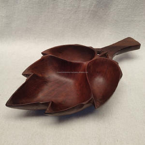 Tazón de servir tradicional de madera maciza para ensalada, pasta, fruta, grande, hecho a mano, vajilla para cocina y comedor. - Product Image 6