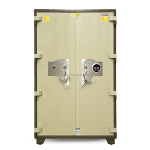 Caja Fuerte Premium WELKO US1650 de Dos Puertas con Cerradura de Llave FE Pro, Acero Inoxidable, Resistente al Fuego - Product Image 1