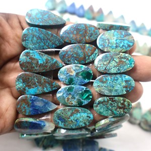 Paires de cabochons ovales en quartz de haute qualité, mélangées, magnifiques, naturelles, avec jeu de couleurs, pour la vente en gros au meilleur prix pour la bijouterie - Product Image 2