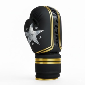 Guantes de Boxeo de Piel Sintética PU Transpirable de Alta Calidad con Cierre de Velcro para Entrenamiento en Gimnasio - The Sultan Boxing - Product Image 4
