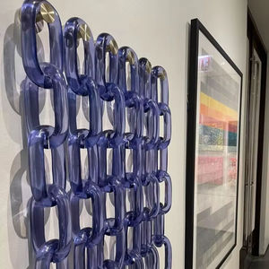 Grandes chaînes en résine transparente colorées pour la décoration murale, projets de bricolage, séparateurs de pièce et accessoires de rideaux - Product Image 3