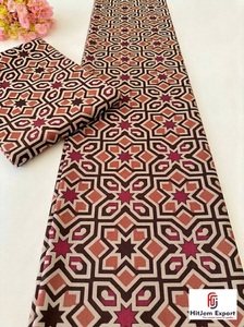 Premium African Ankara Batik Brocade Cotton <b>Fabric</b> Waterproof Anti UV <b>Medium</b> Weight Custom Textile Manufacturer OEM ODM Fashion - Product Image 4