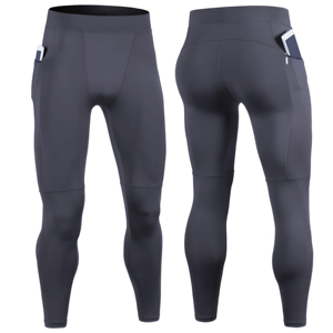 Leggings de secado rápido para hombre, transpirables, pantalones deportivos con control de humedad para correr, gimnasio y entrenamiento. - Product Image 3