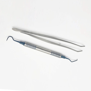 Set de Examen Dental de 3 Piezas, Kit de Diagnóstico Básico con Espejo, Explorador y Pinzas, Kit de Higiene Dental de Acero Inoxidable - Product Image 5
