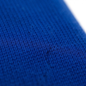 <b>Custom</b> Logo Women's Blue Knit Crew Neck Cardigan Front Blue White Striped Long Sleeve Unisex Anti-Wrinkle Polyester/Cotton All - Product Image 6