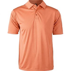 Polo en coton de luxe pour homme, personnalisé avec logo brodé, manches courtes, coupe classique, col chemise, vente en gros, mode - Product Image 2