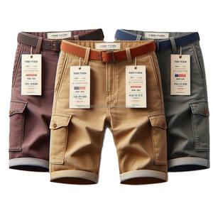Nouveau design 2025 Short cargo pour homme Pantalon court en coton de haute qualité avec poches cargo en couleurs premium Short de marque privée - Product Image 5