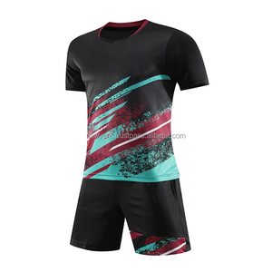 Ensemble d'uniformes de volley-ball pour hommes sur mesure, nouveau style, vêtements de sport respirants, impression par sublimation, polyester 220g, personnalisé - Product Image 3