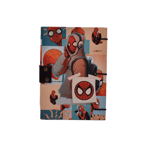 <b>A5</b> Superhero Comic Style Handmade 100 Pages Notebook Lock <b>Diary</b> Trendy Cartoon Design Journal Eco Friendly Premium Writing Book - Product Image 2