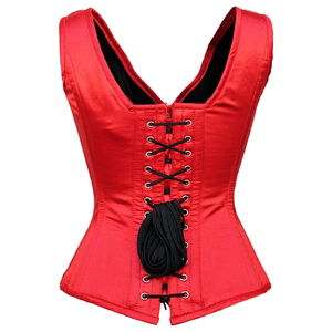 เสื้อครอปท็อปคอร์เซ็ทหนัง PU แฟชั่นใหม่สำหรับผู้หญิง สไตล์ลำลอง ช่วยกระชับสัดส่วน - Product Image 6