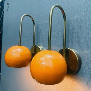 Lámpara de Pared Redonda de Metal con Diseño de Frutas ALI DECORATOR, Calentador de Velas Eléctrico, Difusor de Aromaterapia, Función Regulable para Decoración del Hogar - Product Image 2