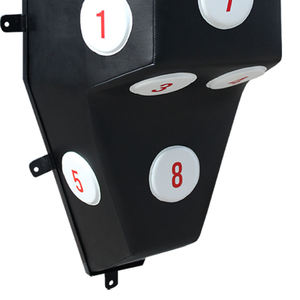 Cible de frappe murale en cuir microfibre pour entraînement intensif de boxe, MMA et kickboxing, sac de frappe mural pour entraînement rapide - Product Image 4