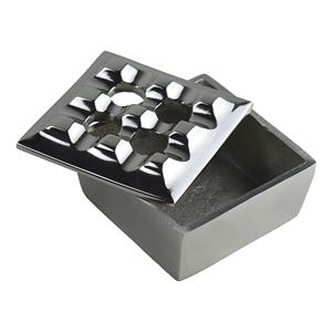 ถาดสูบบุหรี่อลูมิเนียมสำหรับห้องประชุมคณะกรรมการดีไซน์คลาสสิกถาดโลหะครึ่งไข่ขัดเงาแบบสมบูรณ์ - Product Image 3