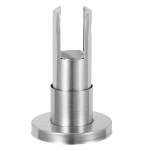 Support en forme de L anti-corrosion pour les toilettes d'hôpital, support durable pour le projet de cloison de toilette commerciale à fort trafic - Product Image 1