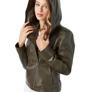 Chaqueta de Cuero de Alta Calidad para Invierno, Nuevo Estilo, Chaquetas de Cuero para Mujer - Product Image 1
