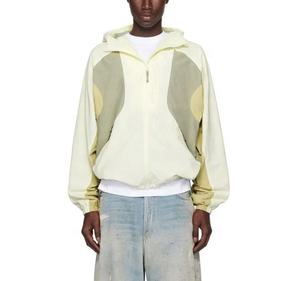 Veste coupe-vent à capuche de haute qualité, respirante, imperméable, mode outdoor, vestes coupe-vent en nylon personnalisées pour hommes - Product Image 1