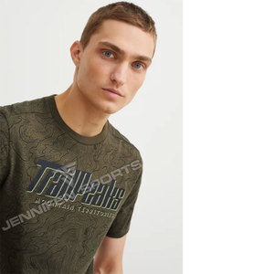 เสื้อยืดคุณภาพเยี่ยม ทรงปกติ น้ำหนักเบา 300 GSM พิมพ์ลายตามสั่ง เสื้อยืดผู้ชาย ผ้าฝ้าย 100% แขนสั้น แห้งเร็ว - Product Image 5