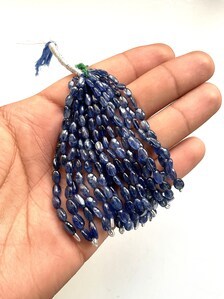 Saphir bleu birman naturel non chauffé de 149,00 carats, forme goutte, pour la fabrication de bijoux fins - Product Image 2