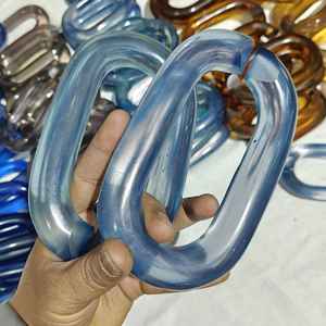 Cadena de Resina de Gran Tamaño, Eslabones de Resina Coloridos para Decoración de Paredes, Separador de Ambientes y Accesorios para Cortinas - Product Image 1