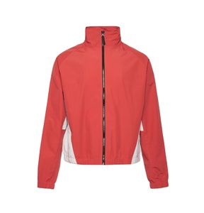 Bomber court personnalisé hiver coupe-vent pull hommes sweats à capuche quart fermeture éclair poche à rabat Patchwork Letterman Varsity Jacket - Product Image 1