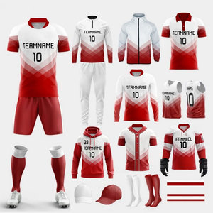 Conjunto de Uniforme de Fútbol para Hombre, Diseño Hexagonal Blanco, Sublimado, Poliéster Transpirable, Ropa Deportiva para Adultos, Servicio OEM - Product Image 6