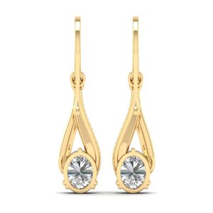 REYES – boucles d'oreilles en argent 925, design exclusif, 5.6 carats, diamant cultivé en laboratoire CVD HPHT, pour femmes, certificat IGI, bijoux fins - Product Image 4