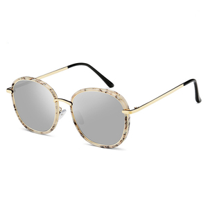 LMAMBA 819 2024 New Arrive Trend Retro Shades Designer Custom Logo Metal <b>Frames</b> Polarized Lens Round Sunglasses Women Men - Product Image 2